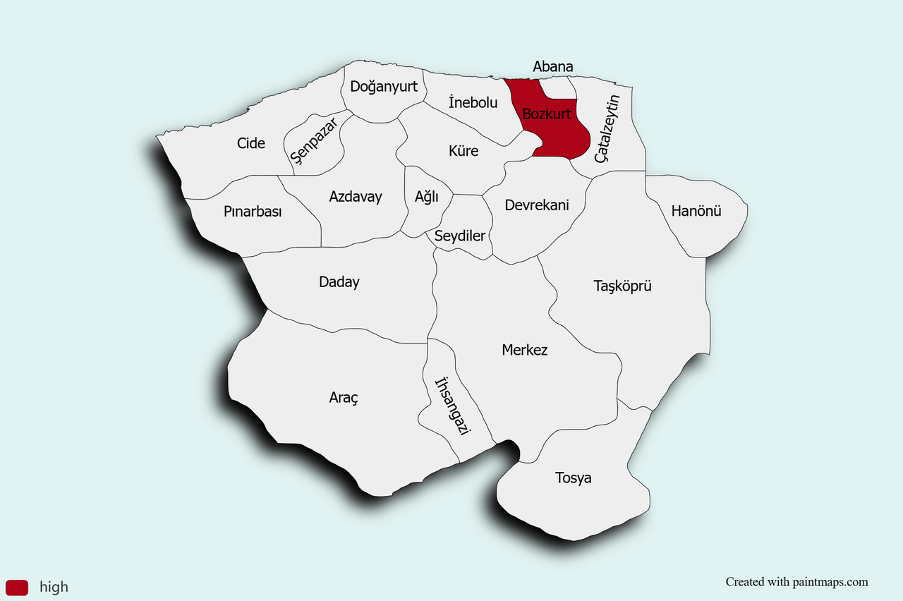 Kastamonu Map Chart (4).png