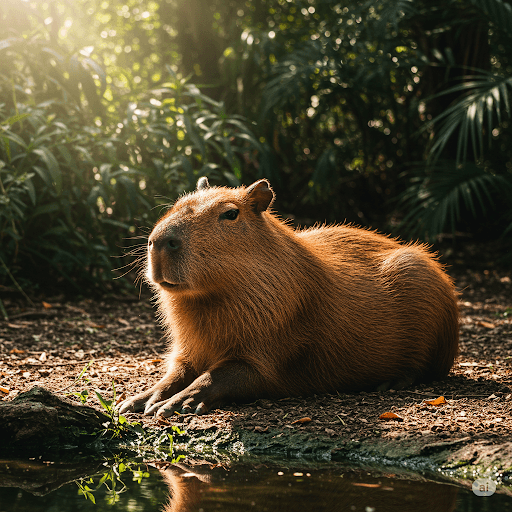 Kapibara (Hydrochoerus hydrochaeris) 