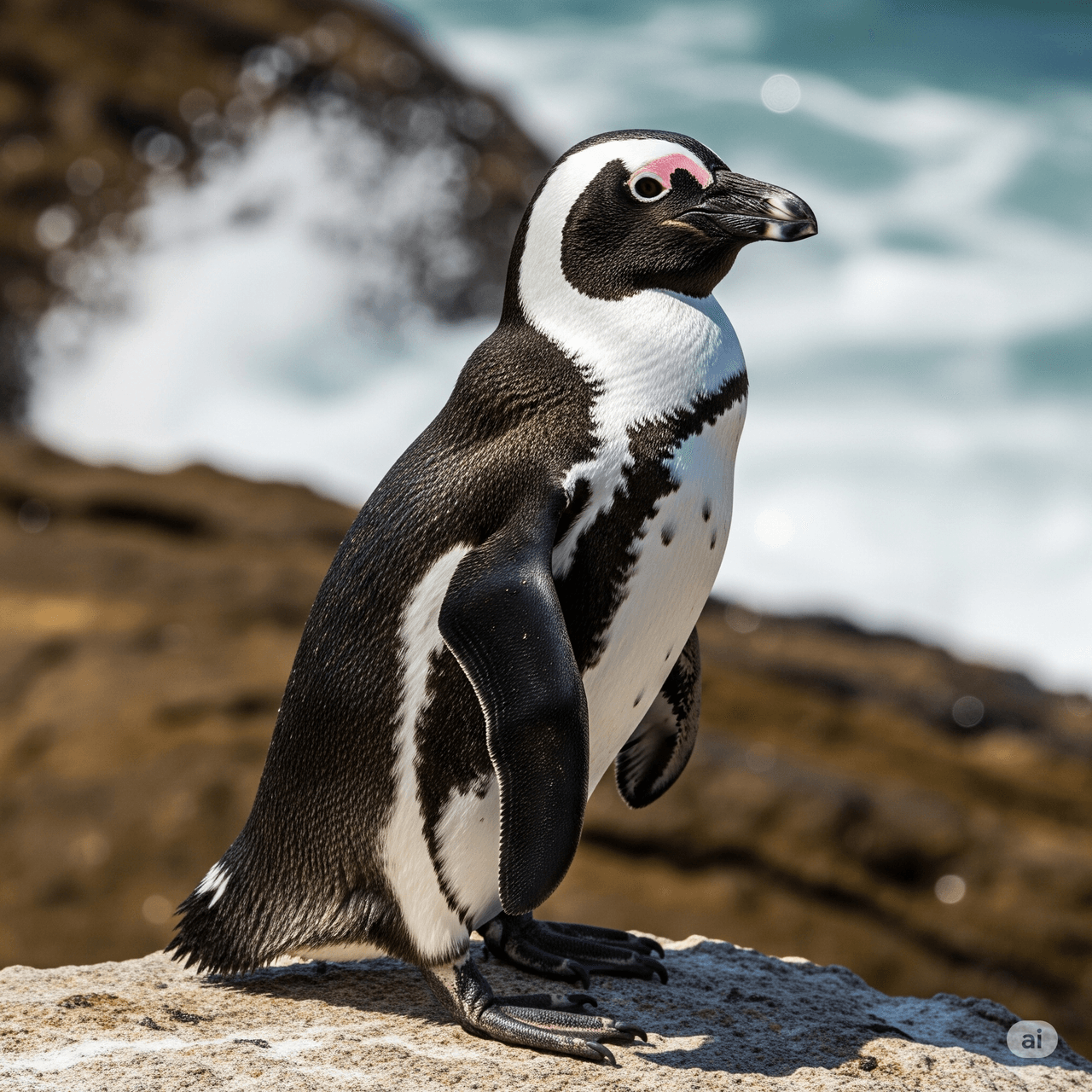 Afrika Pengueni (Spheniscus Demersus)