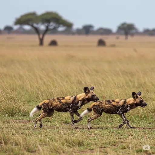 African Wild Dog (Lycaon pictus)