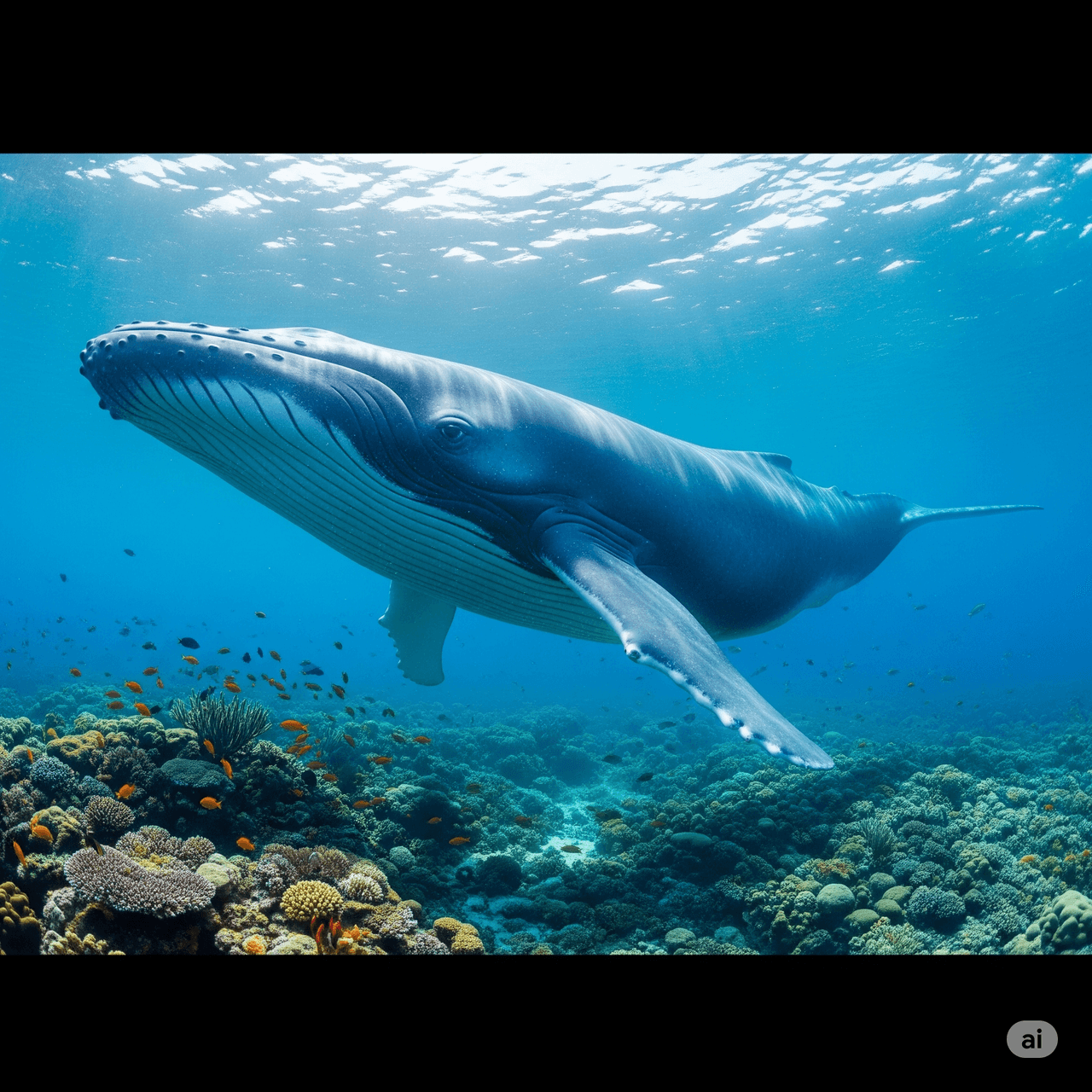 Mavi Balina (Balaenoptera musculus)