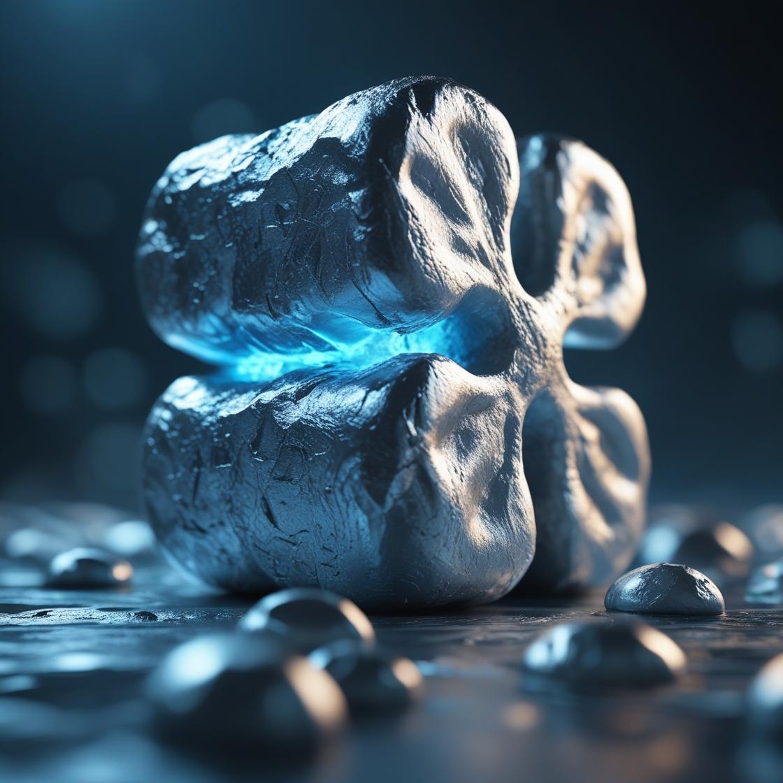 Gümüşi beyaz renkte, yumuşak ve radyoaktif bir metaldir. Radyoaktif özelliğinden dolayı zehirlidir. Yaydığı yoğun Çerenkov radyasyonu çevresindeki havayı uyardığı için karanlıkta bile mavi görünür..jpg