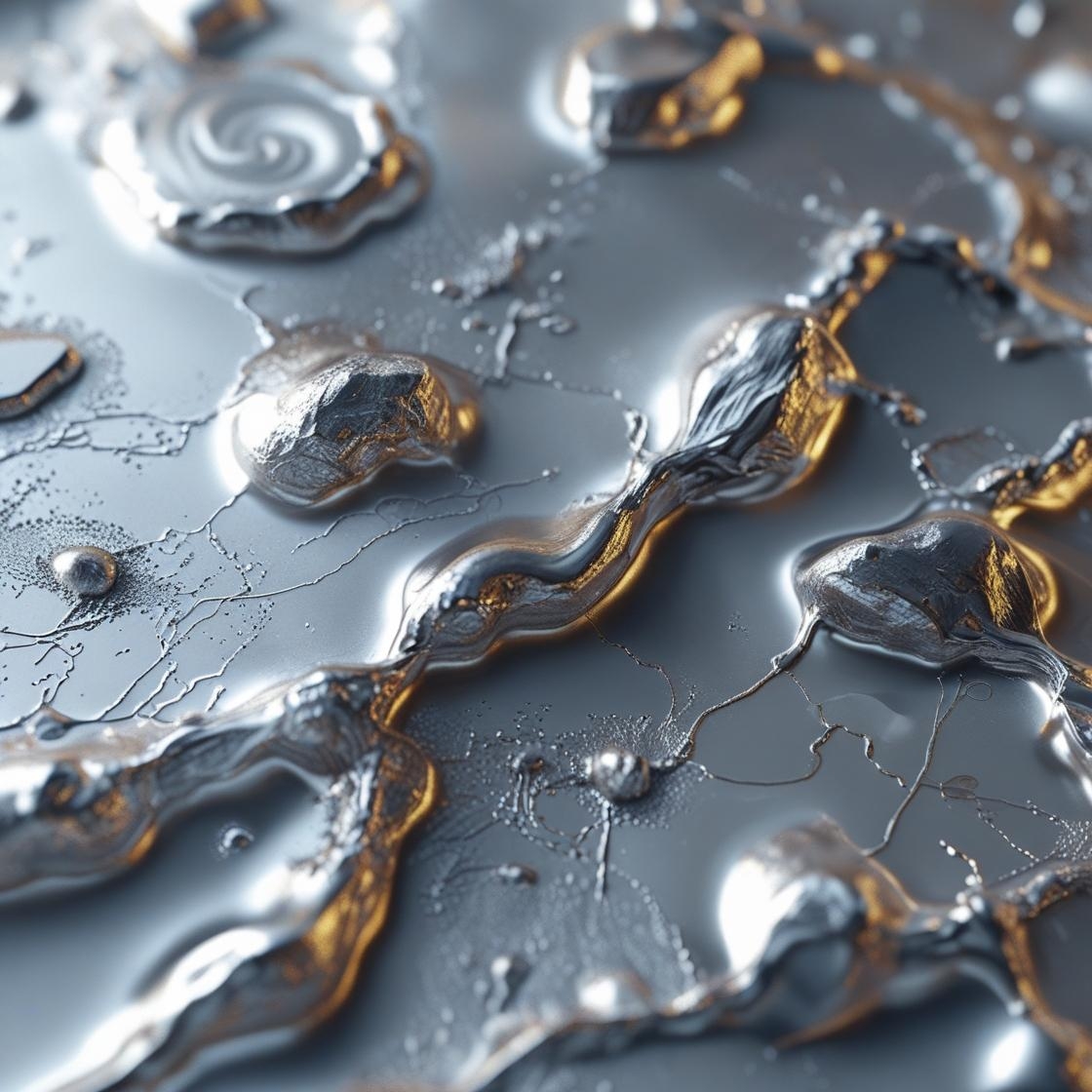 Gadolinyum, parlak gümüşi beyaz bir metaldir. Kuru havada nispeten kararlıdır, ancak nemli havada yavaşça oksitlenerek yüzeyinde gevşek bir oksit tabakası oluşturur. (2).jpg