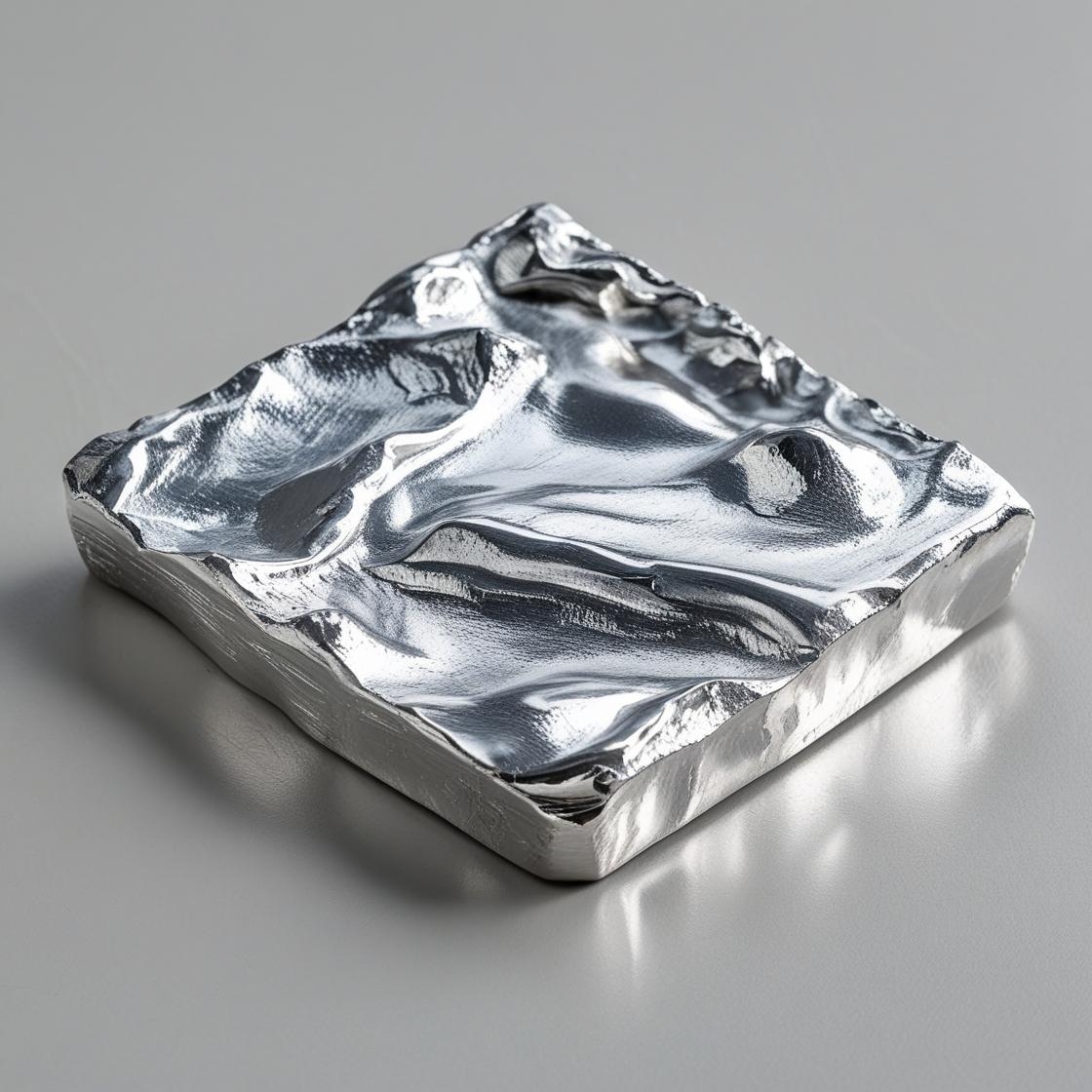 Tulyum, parlak gümüşi bir metaldir. Havada nispeten kararlıdır ancak yavaşça oksitlenir; nemli havada ve yüksek sıcaklıklarda bu oksidasyon hızlanır. Erime noktası 1545 °C, kaynama noktası ise 1950 °C'dir. At.jpg