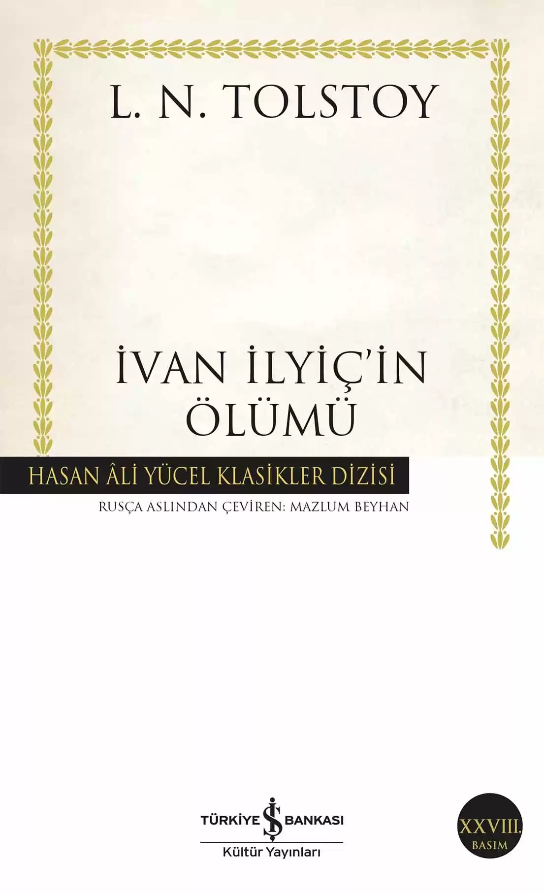 İvan İlyiç’in Ölümü (Kitap)