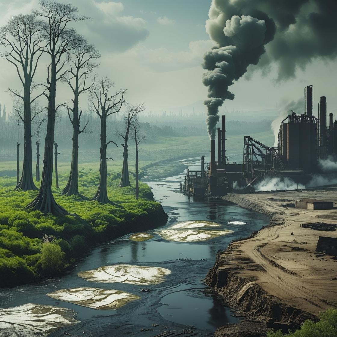 image showing  deforestation, pollution, and industrial destruction. Dramatic, detailed, no text.___ (2).jpg