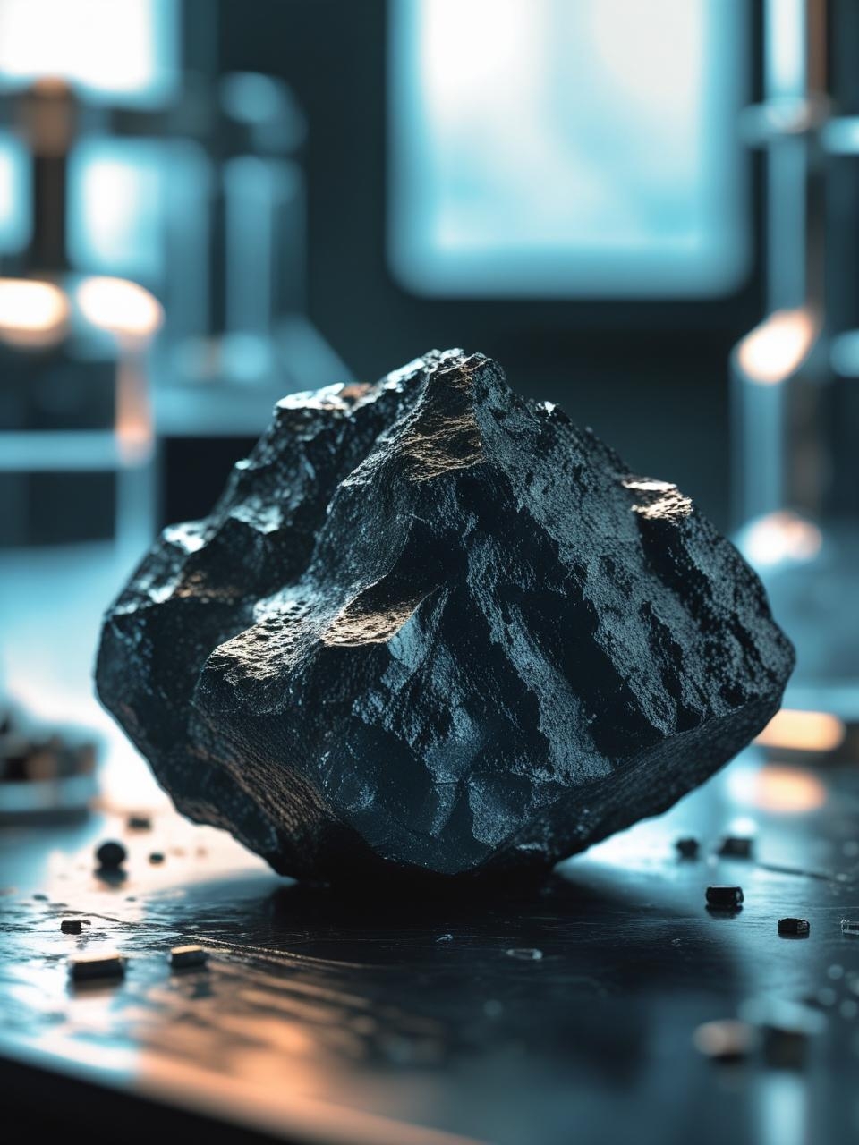 Görünümü ve Fazı_ Oda sıcaklığında koyu renkli bir katı olması beklenir.__Yoğunluk, Erime ve Kaynama Noktaları_ Bu değerler henüz deneysel olarak belirlenmemiştir. Ancak erime noktasının 350-550 °C, kaynama nok (3).jpg