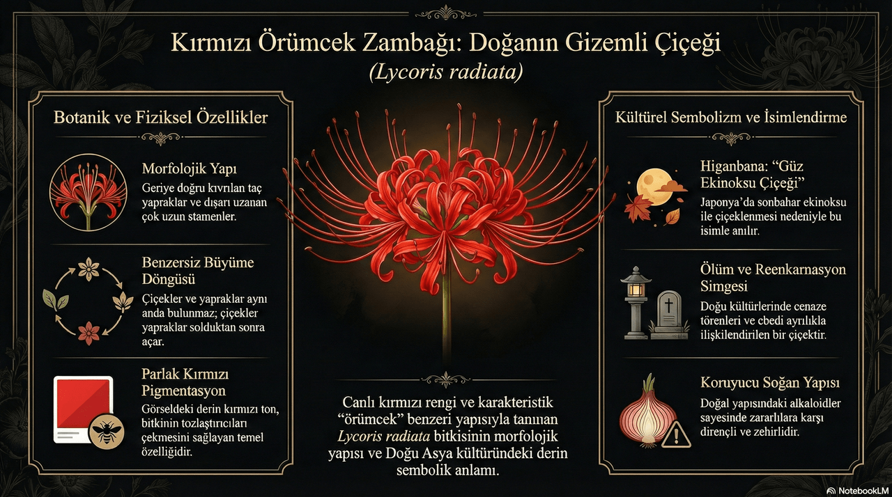 Yaprakların ve Çiçeklerin Ebedi Hasreti: Kırmızı Örümcek Zambağı