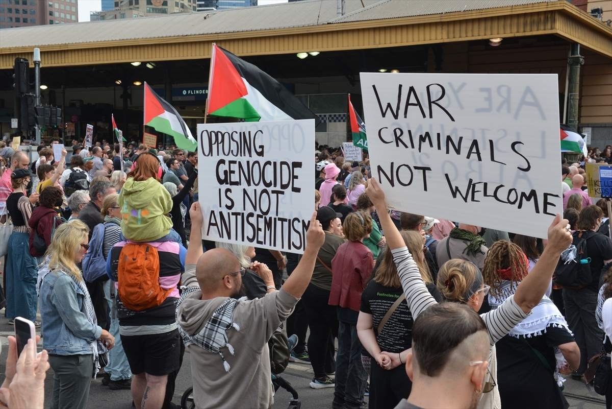 Protests against Isaac Herzog in Australia (2026) image