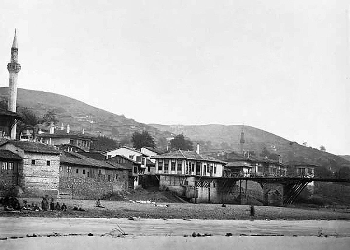 XIX. yüzyılın ikinci yarısında Köprülü’yü gösteren bir fotoğraf