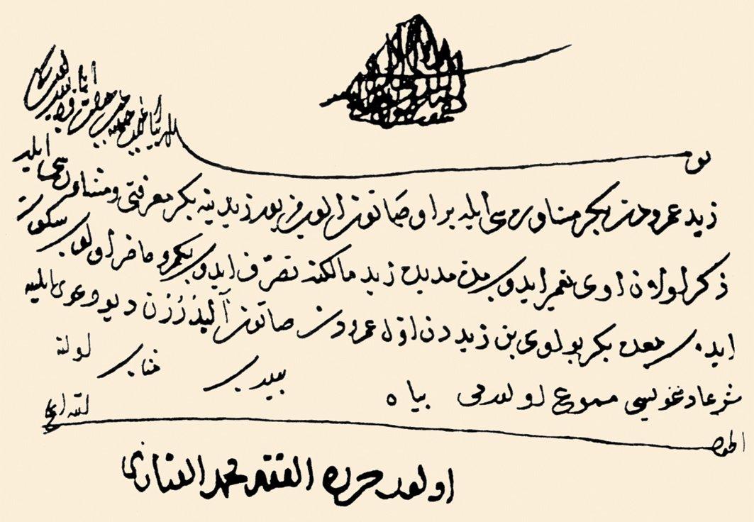 Şeyhülislâm Molla Fenârî’nin bir fetvası (İlmiyye Salnâmesi, s. 323)