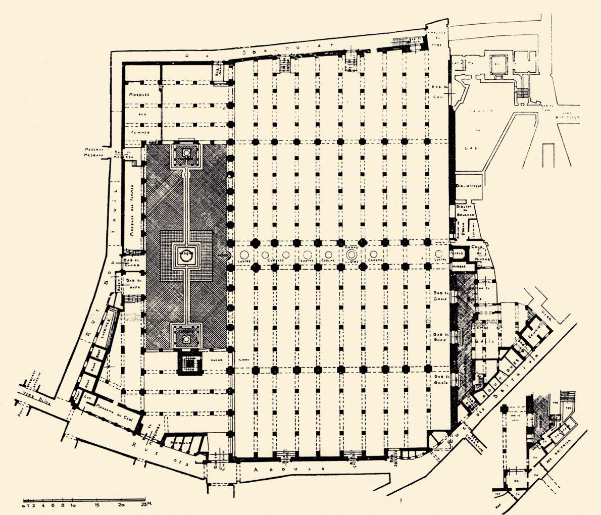 Karaviyyîn Camii’nin planı