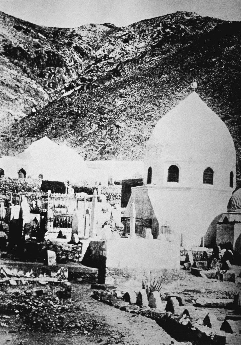 Mekke’nin kabristanı Cennetü’l-muallâ’nıneski bir fotoğrafı