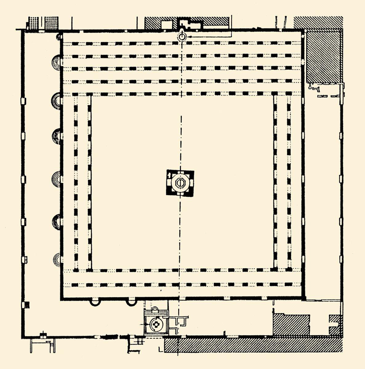 İbn Tolun Camii’nin planı