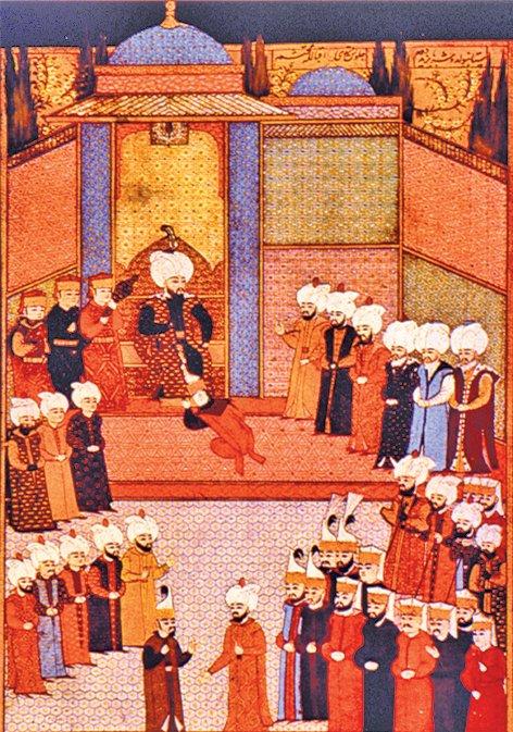 II. Bayezid’in cülûsu (Seyyid Lokmân, Hünernâme, I, TSMK, Hazine, nr. 1523, vr. 178a)