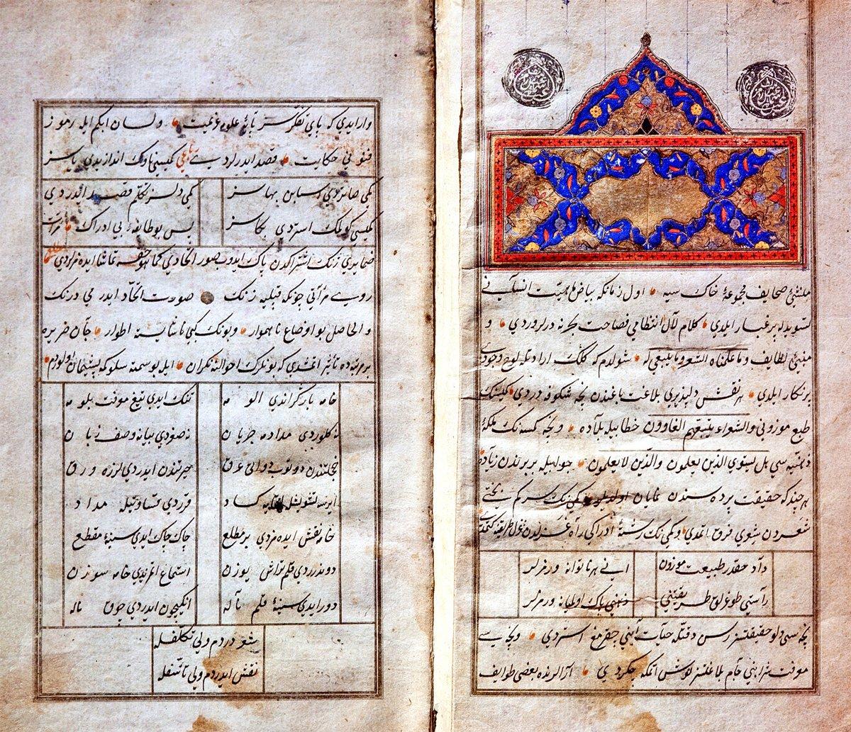 Âlî Mustafa Efendi’nin ilk divanının kardeşinin el yazısı ile yazılmış nüshasının ilk iki sayfası (Millet Ktp., Ali Emîrî, Manzum, nr. 271)