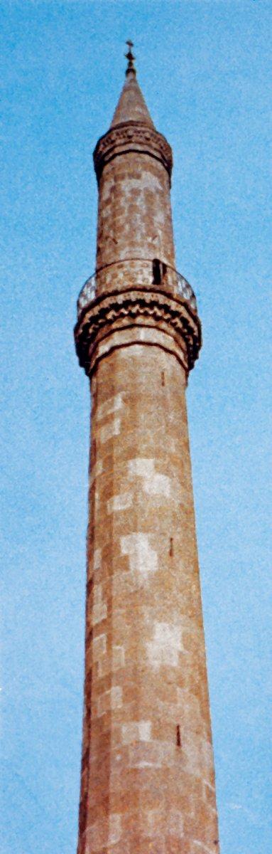 Eğri’de Kethüdâ Hamza Bey Camii’nin minaresi