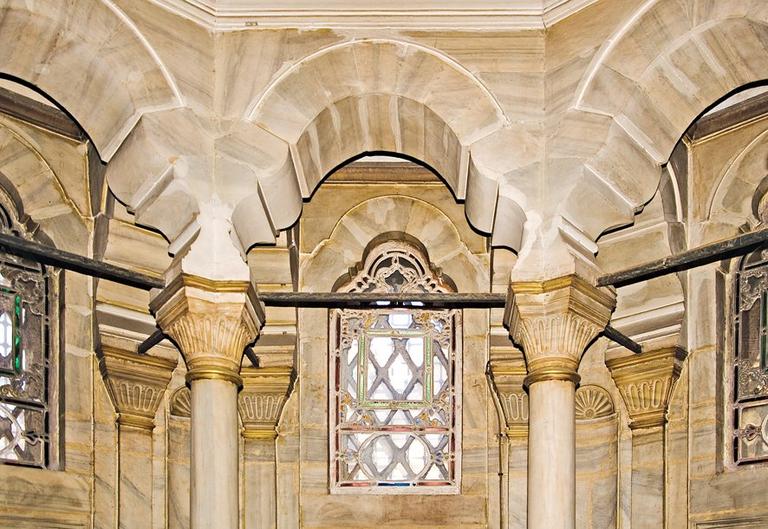 Nuruosmaniye Kütüphanesi’nin içinden bir görünüş