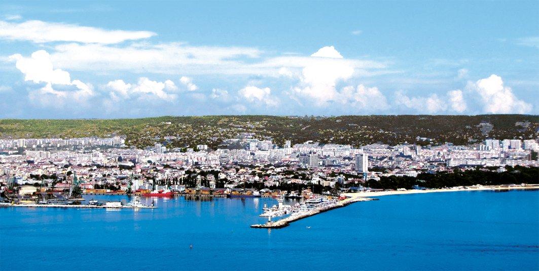 Varna’nın deniz yönünden görünüşü