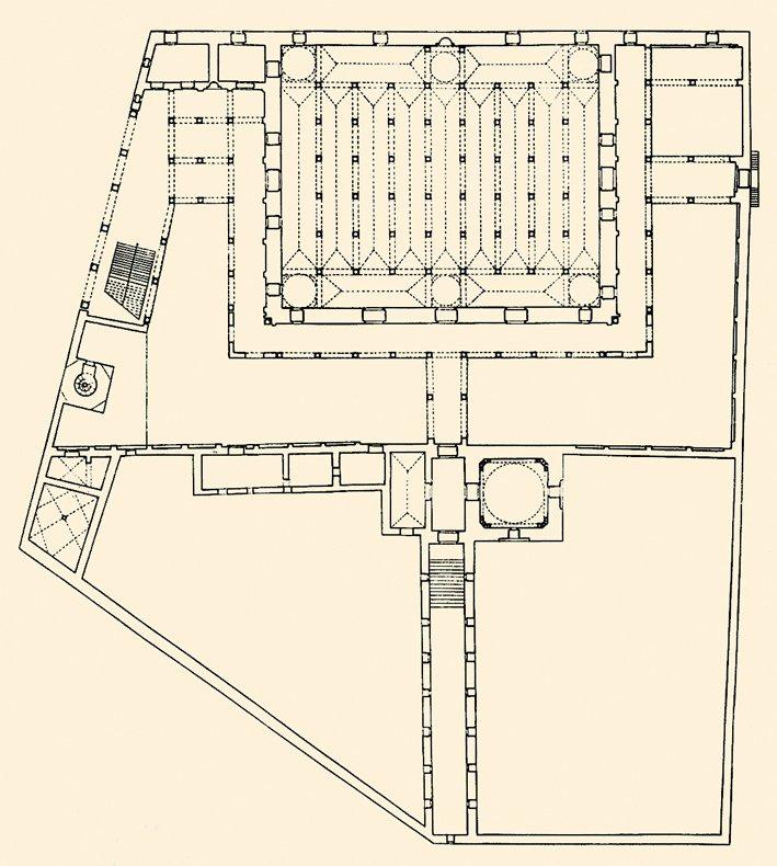 Yûsuf Sâhibü’t-Tâba‘ Külliyesi’nin planı