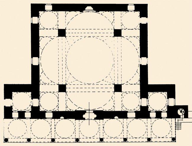 Fâtih Paşa Camii’nin planı