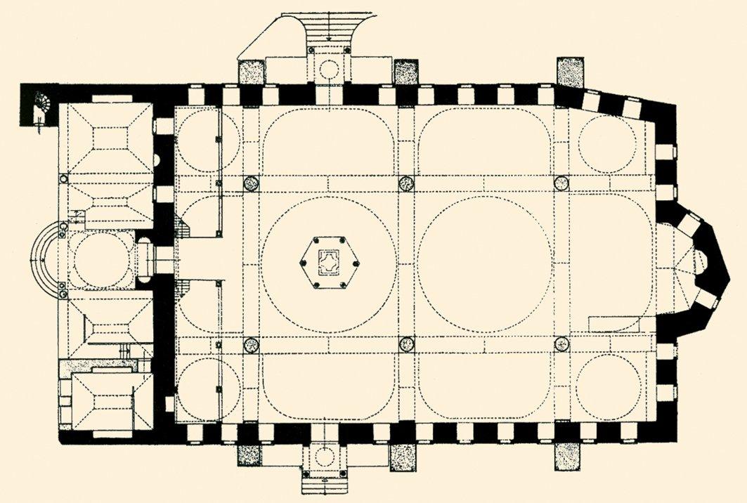 Kütahya Ulucamii’nin planı