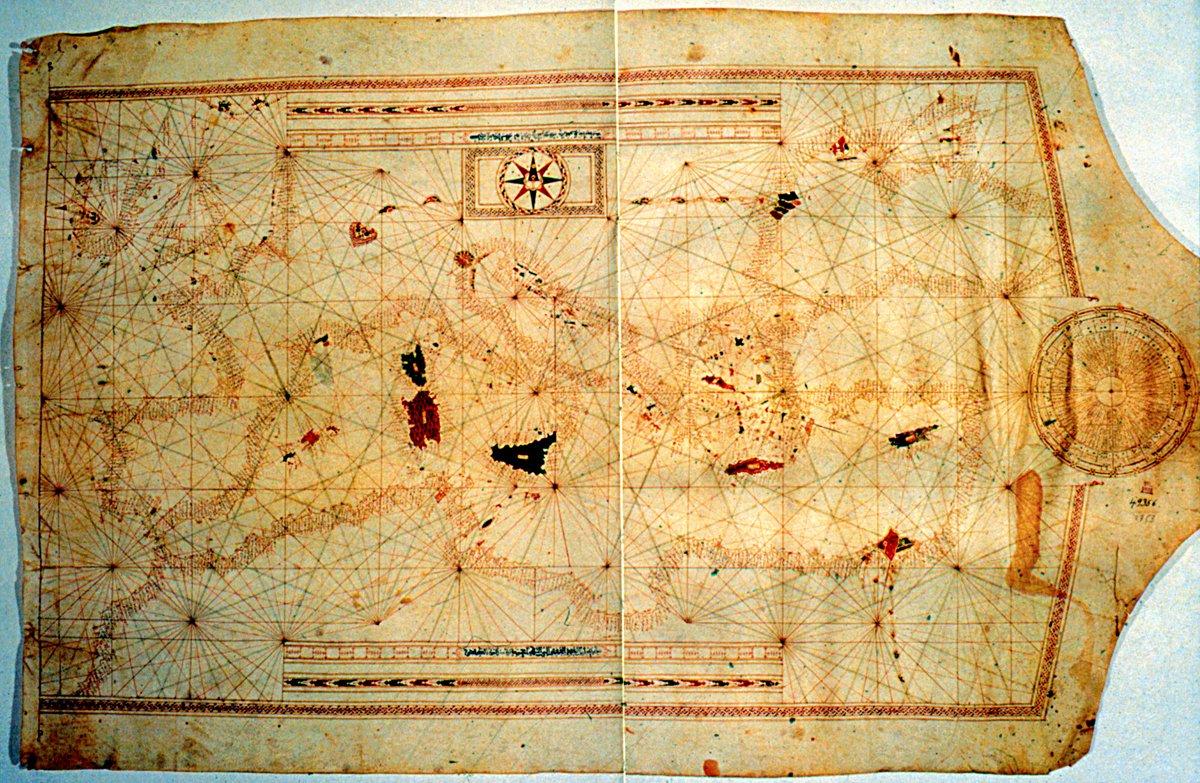 Ahmed b. Süleyman et-Tancî’nin 816 (1413) tarihli deniz haritası (TSMK, Hazine, nr. 1823)