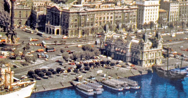 Berşelûne (Barselona) Limanı’ndanbir görünüş – İspanya