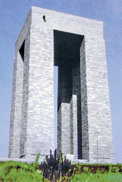 Çanakkale şehidleri anısına dikilen âbide