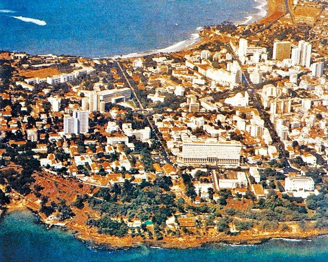 Dakar’ın havadan görünüşü