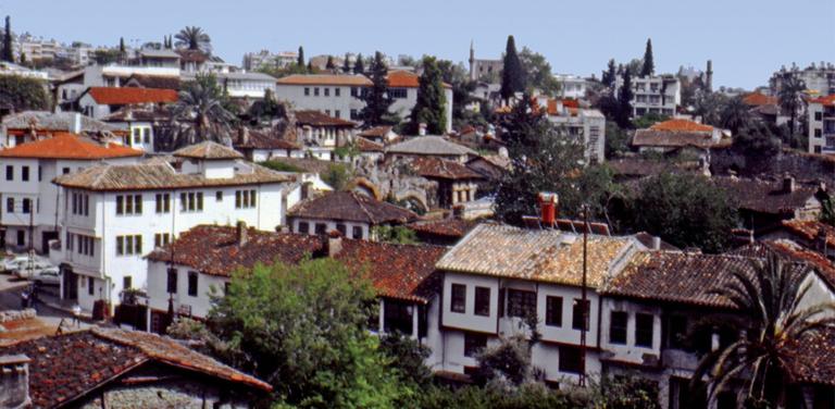 Eski Antalya Kaleiçi’nden bir görünüş