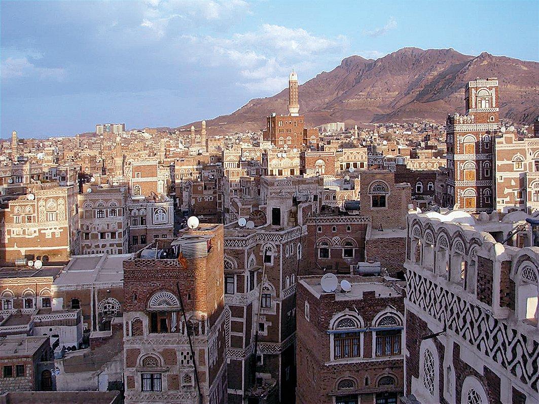 Yemen’in başşehri San‘a’dan bir görünüş