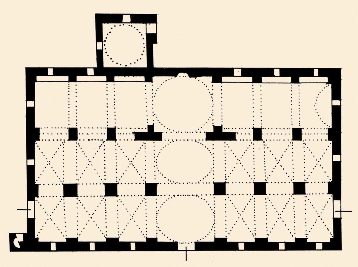 İplikçi Camii’nin planı