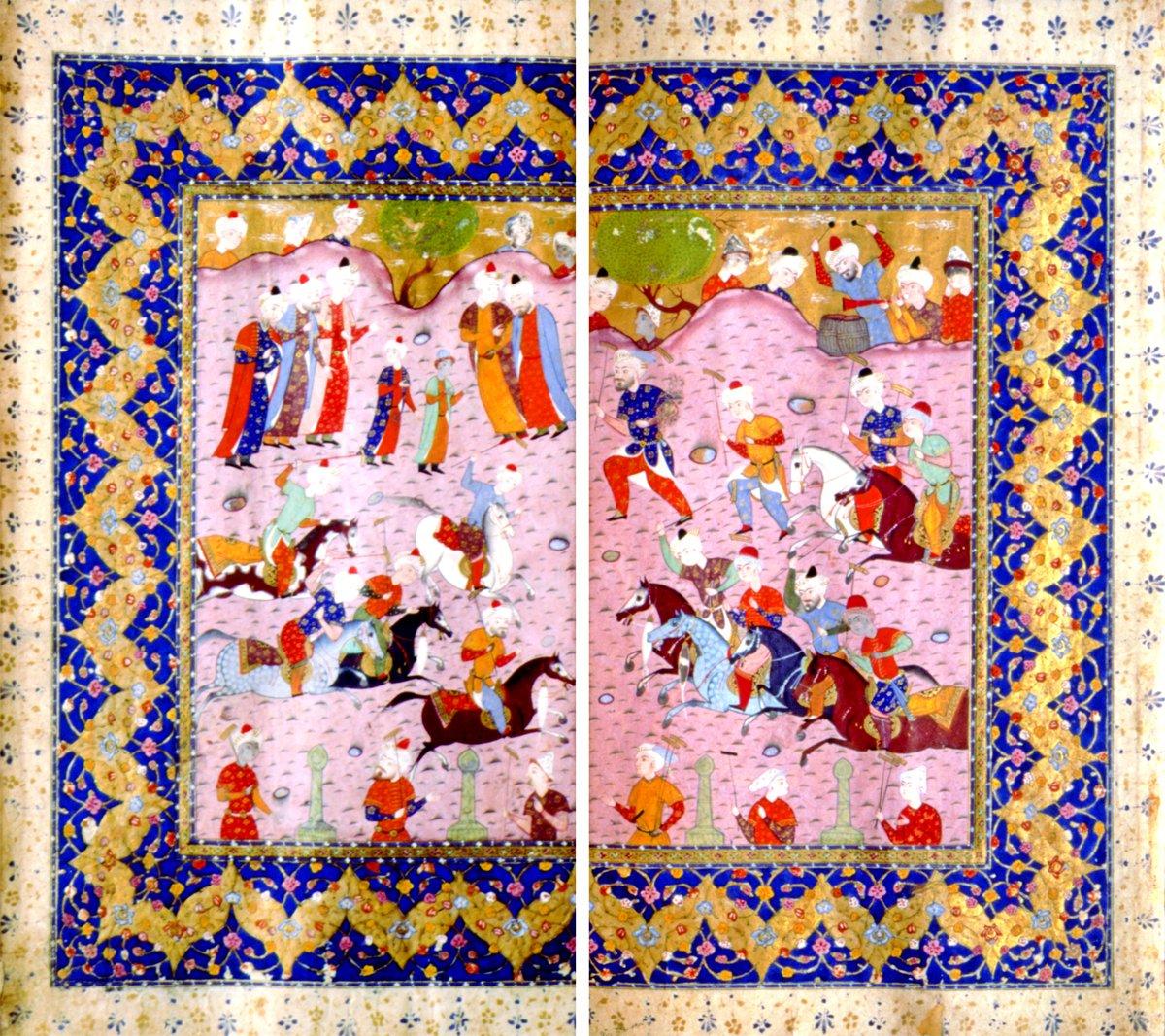 Abdurrahman-ı Câmî’nin Yûsuf u Züleyḫâ adlı eserinden minyatürlü iki sayfa (İÜ Ktp., FY, nr. 1318, vr. 1b-2a)