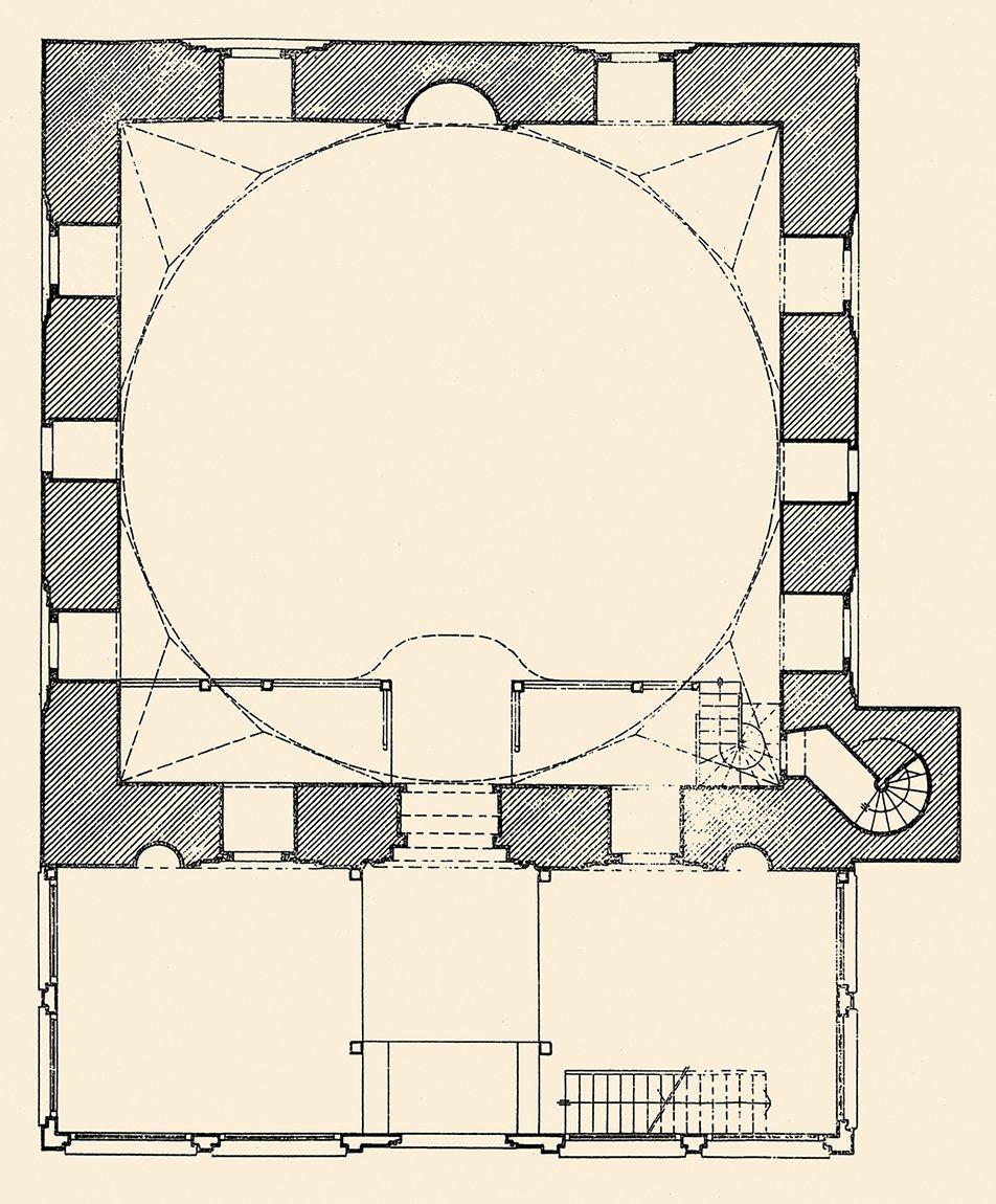 Hızır Bey Camii’nin planı