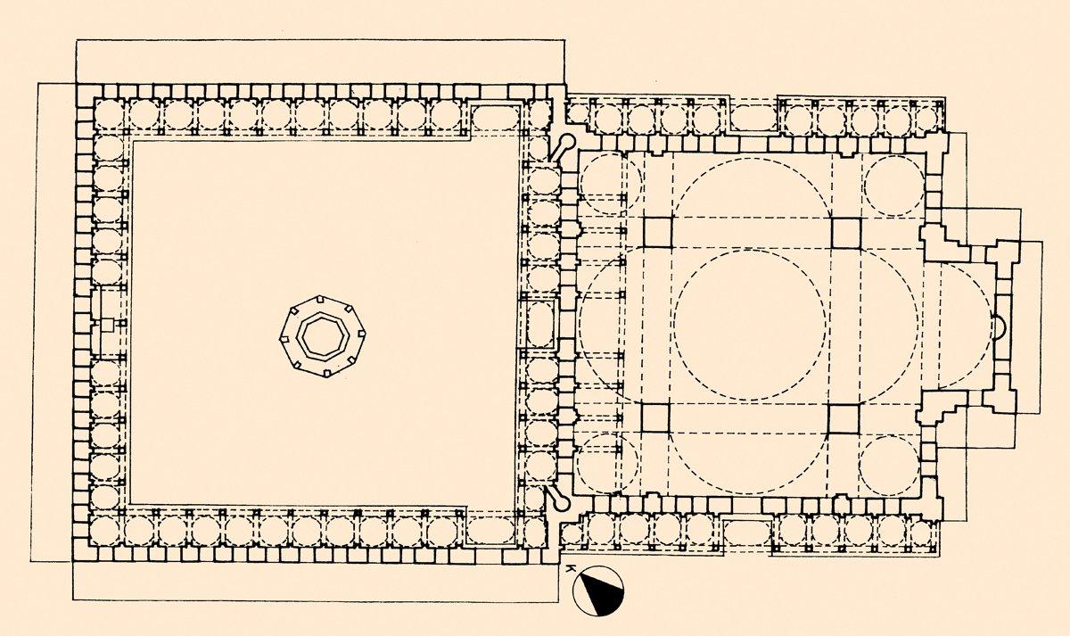 Mehmed Ali Paşa Camii’nin planı