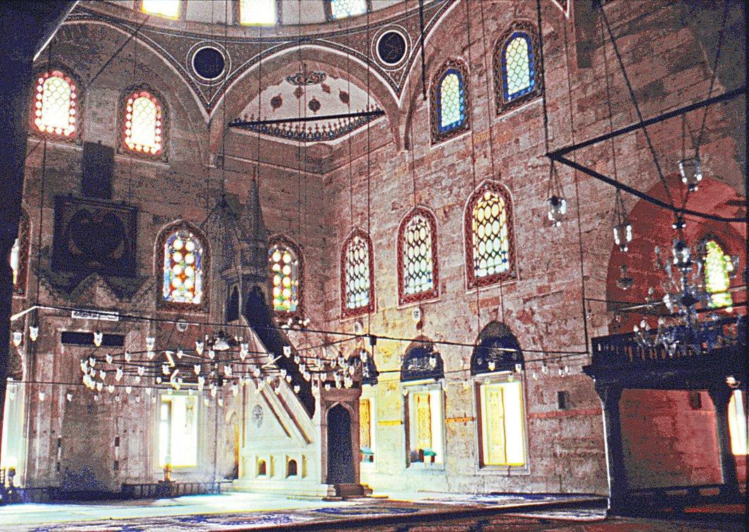 Beyazıt Camii’nin içinden bir görünüş – Amasya
