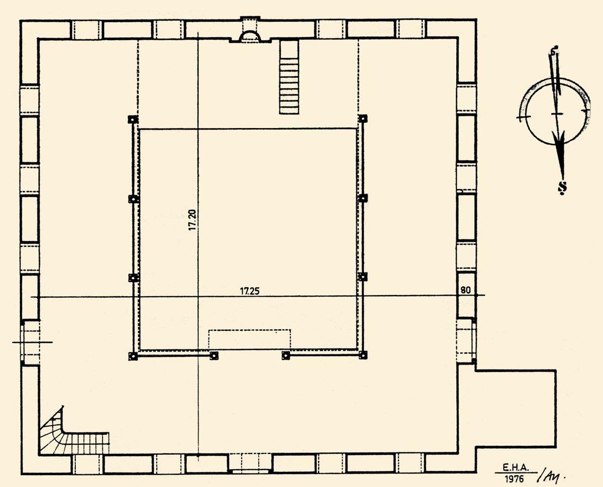 Aziziye Camii’nin planı (Ayverdi’den)