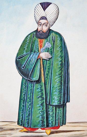 Geniş kollu cübbe (Elbise-i Atîke-i Osmâniyye, İÜ Ktp., TY, nr. 9362, vr. 11b)