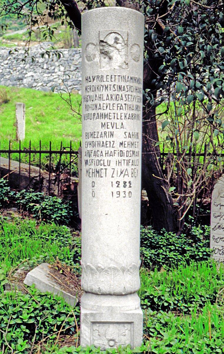 İhtifalci Mehmed Ziyâ’nın mezar taşı – Eyüp/İstanbul