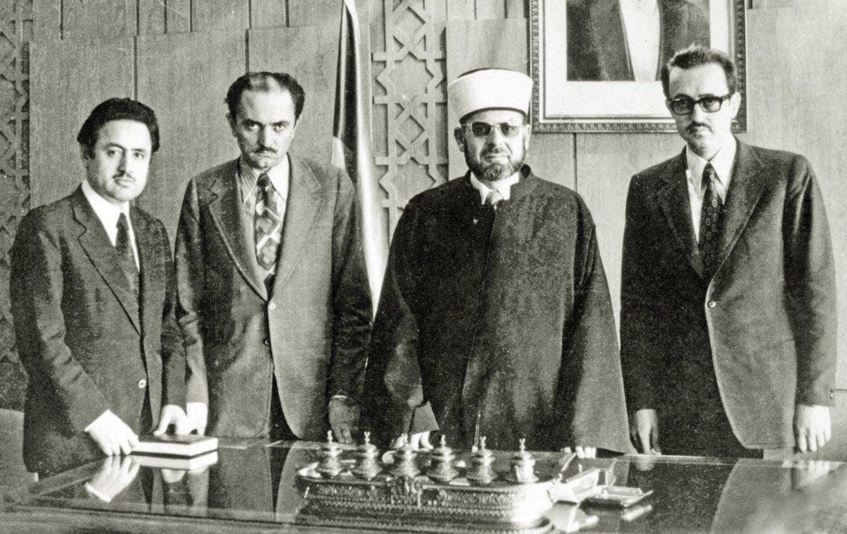 Türkiye Diyanet Vakfı kurucuları Ahmet Uzunoğlu, Yakup Üstün, Lütfi Doğan (Dr.) ve Tayyar Altıkulaç