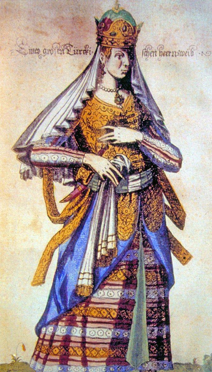 XVI. yüzyıla ait bir haseki sultan gravürü (Gürtuna, rs. 29)