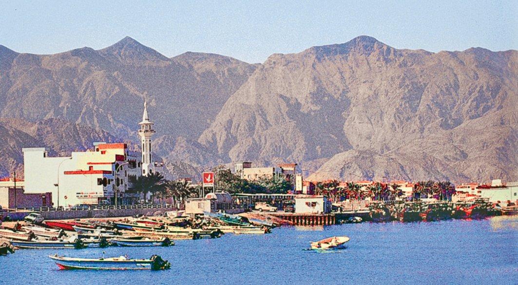 Şârika kıyısında körfezin görünümü