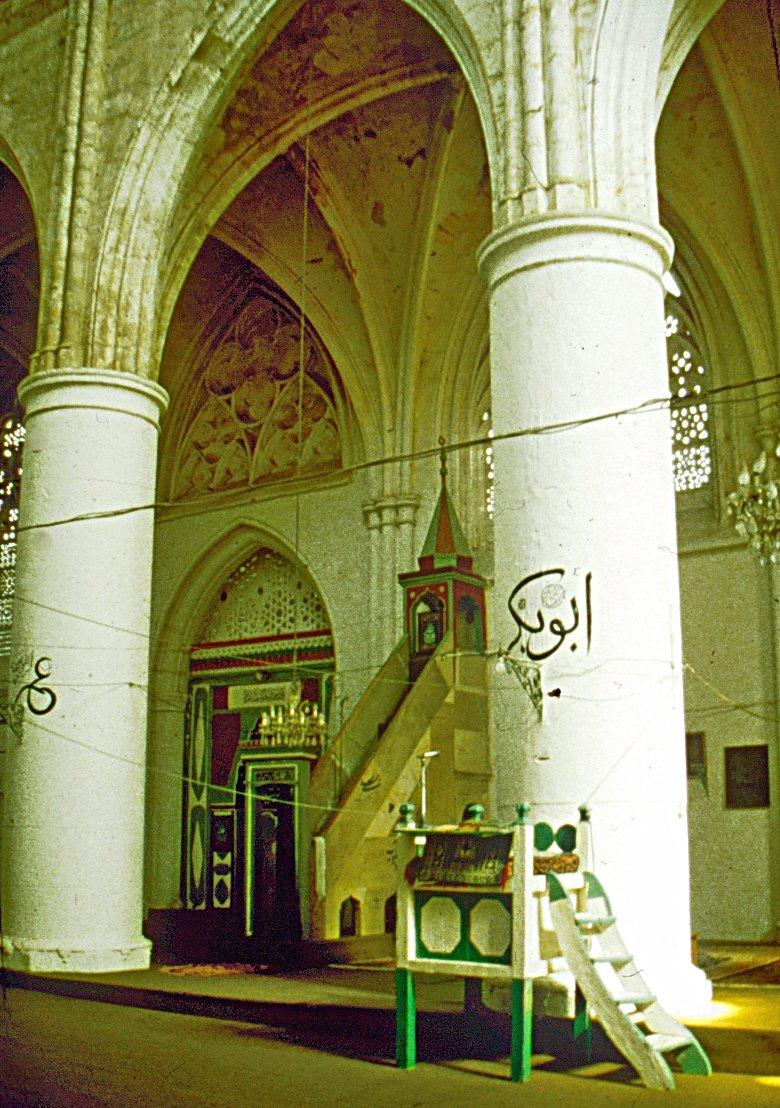 Gazimagosa’da Lala Mustafa Paşa Camii’niniçinden bir görünüş