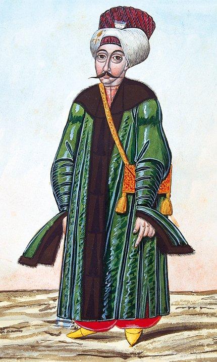 Sır kâtibi(Elbise-i Atîka-i Osmâniyye, İÜ Ktp., TY, nr. 9362)