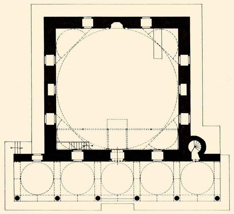 Kurşunlu Cami’nin planı