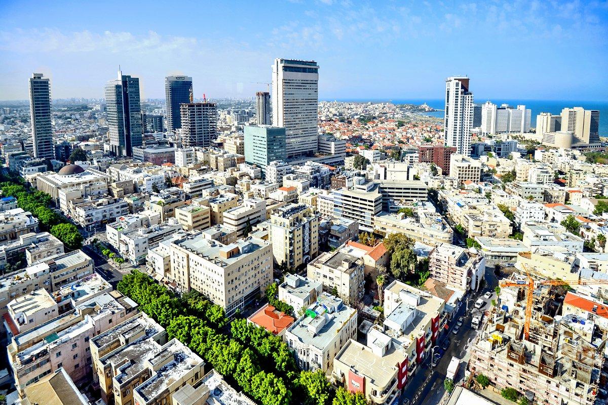 İsrail’in başşehri Tel Aviv’den bir görünüş