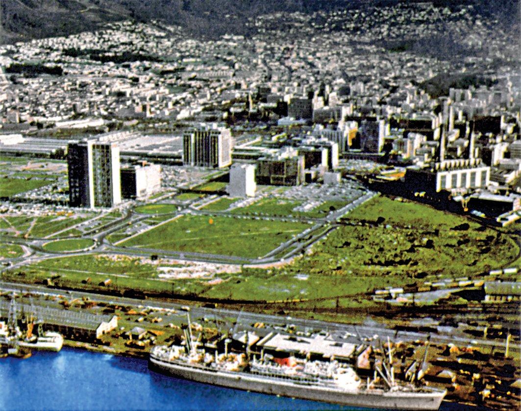 Cape Town şehrinden bir görünüş – Güney Afrika Cumhuriyeti