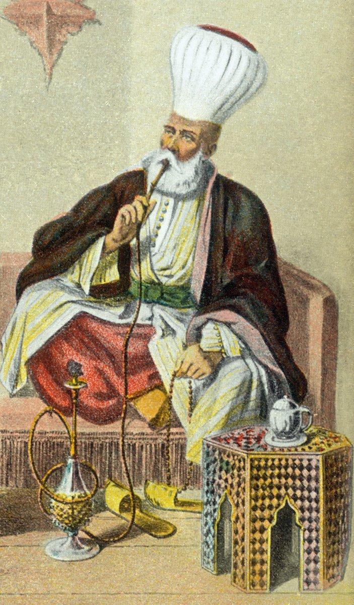 Bölük ağası (Jean Brindesi, Les Anciens Costumes Musée des costumes turcs de Constantinople, Paris 1855, lv. V)