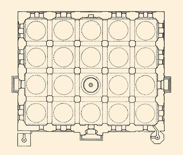 Bursa Ulucamii’nin planı